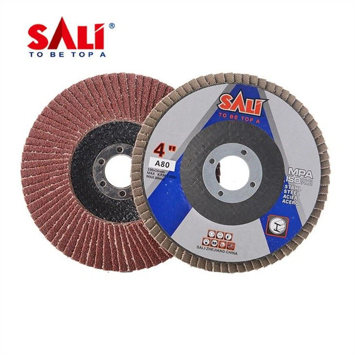 T27 Aluminum oxide flap disc 115*22.2  (25*16*80) P100